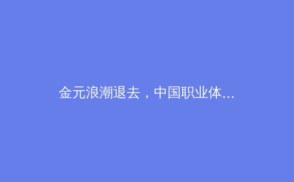 金元浪潮退去，中国职业体育步入价值重塑与可持续发展新纪元